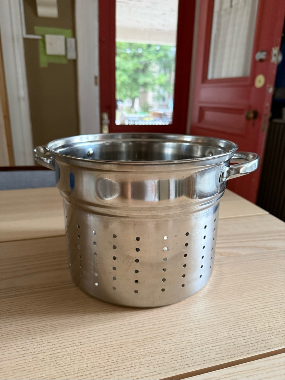 Stainless Steel Pasta/Steamer Insert - Silver